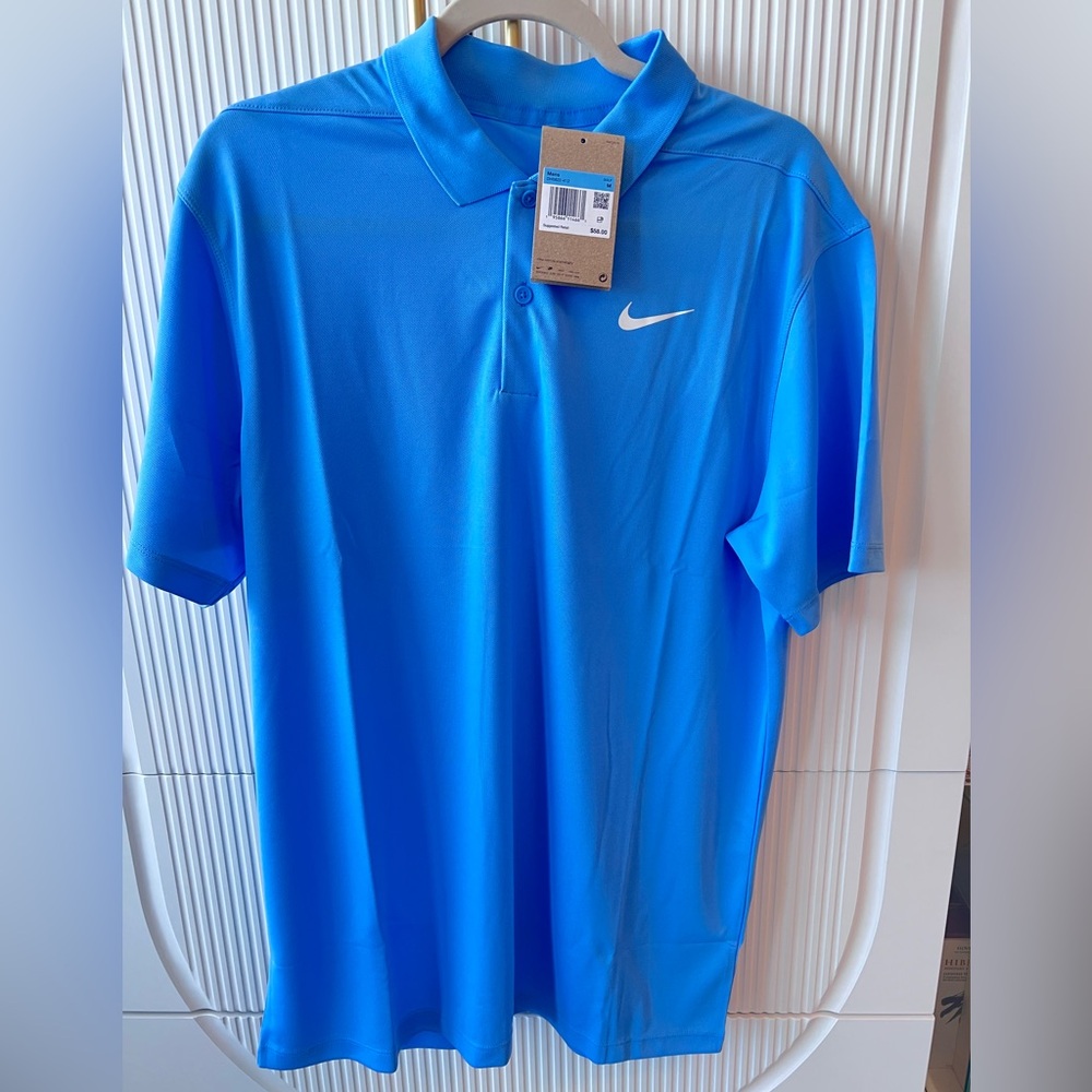 (NWT) Nike Blue Polo Shirt Men’s M